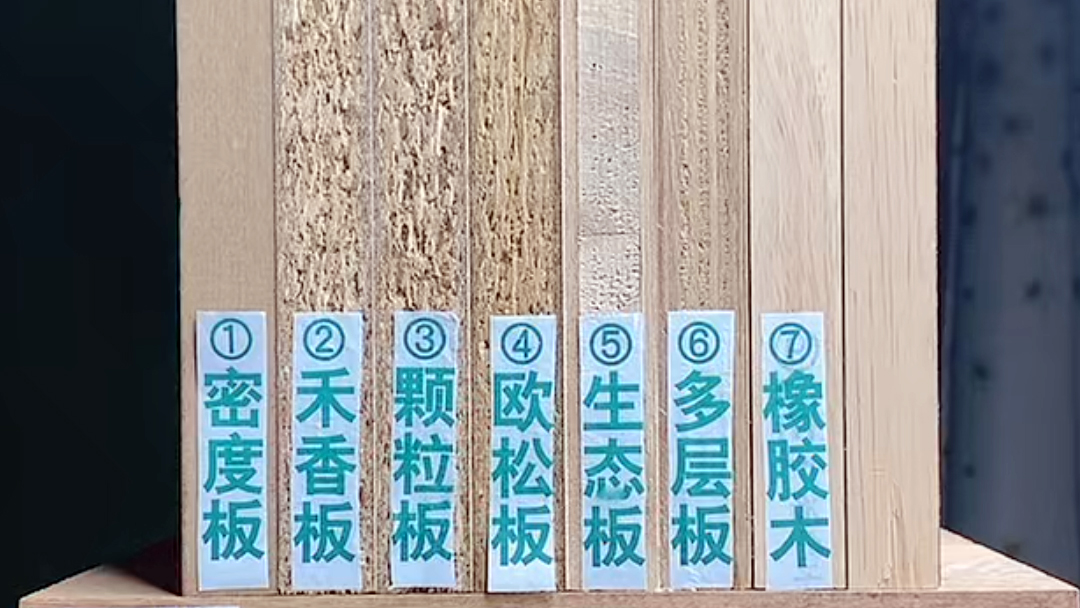 密度板、禾香板、顆粒板、歐松板、多層板、生態(tài)板哪種板材最環(huán)保